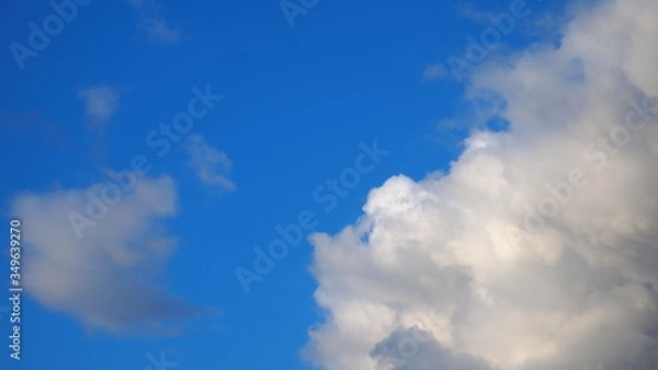 Obraz sky blue clouds background
