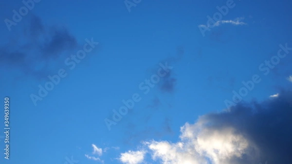 Obraz sky blue clouds background
