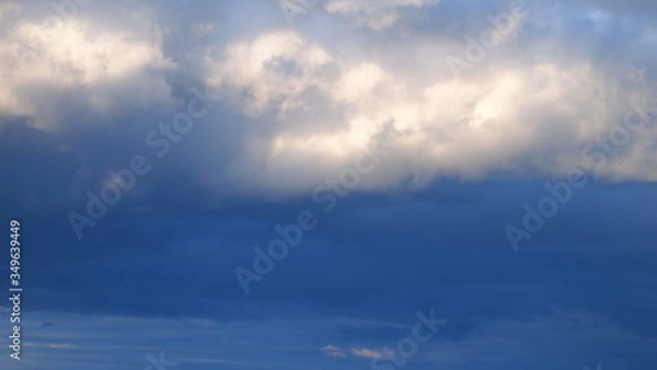 Obraz sky blue clouds background
