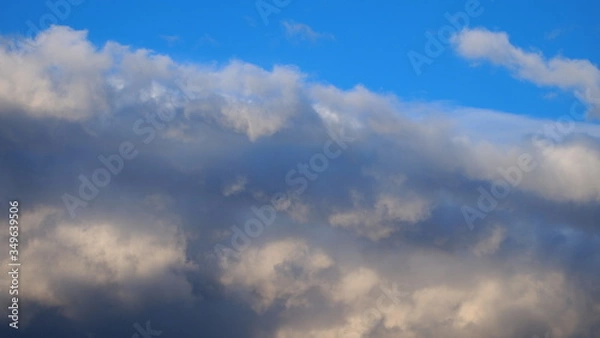 Obraz sky blue clouds background
