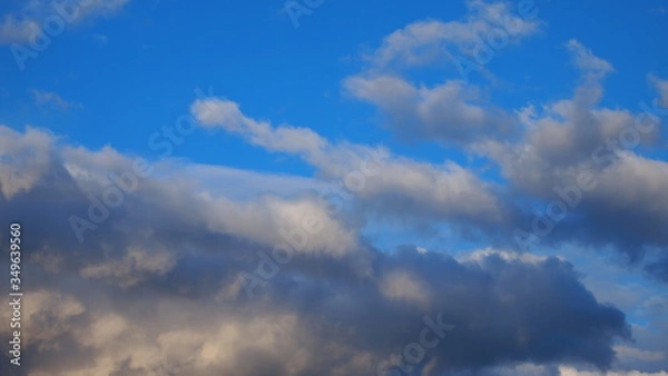 Obraz sky blue clouds background
