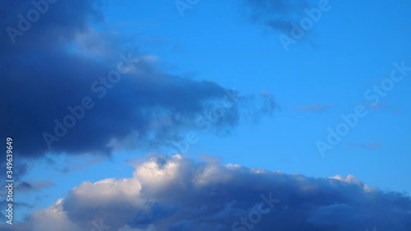 Obraz sky blue clouds background
