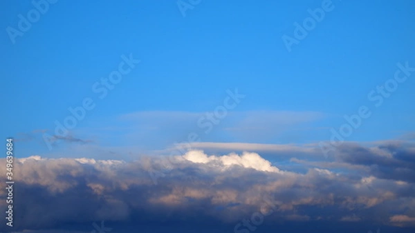Obraz sky blue clouds background
