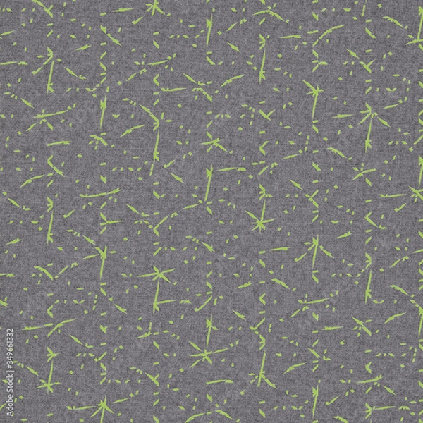 Fototapeta Fragment of multicolored fabric for decoration. The texture for use in graphic and architectural project. Pattern of fabric for background. 3D illustration.