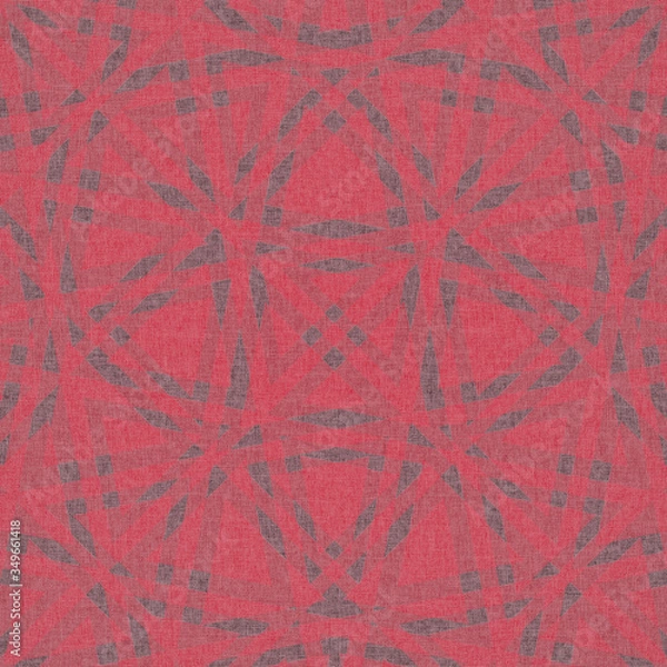 Fototapeta Fragment of multicolored fabric for decoration. The texture for use in graphic and architectural project. Pattern of fabric for background. 3D illustration.