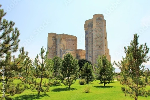 Obraz シャフリサーブスのアク・サライ宮殿跡