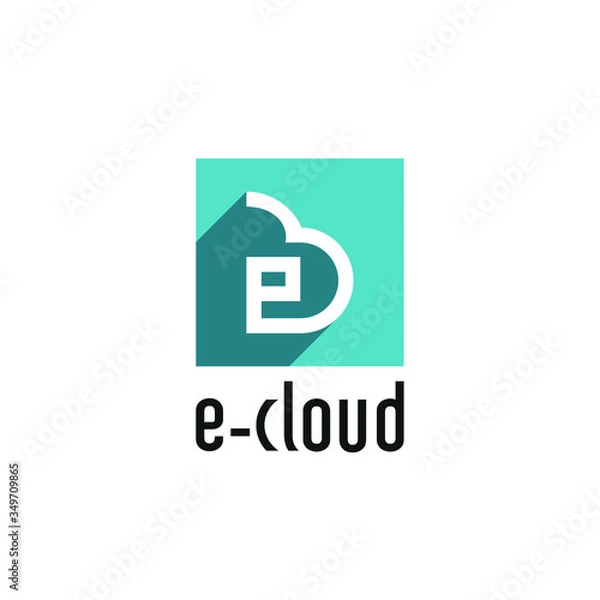 Obraz Cloud communication technology logo design