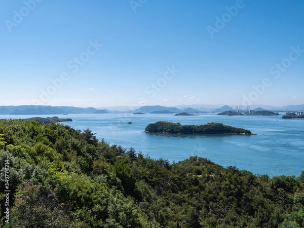 Fototapeta 岡山県 倉敷市 瀬戸内海