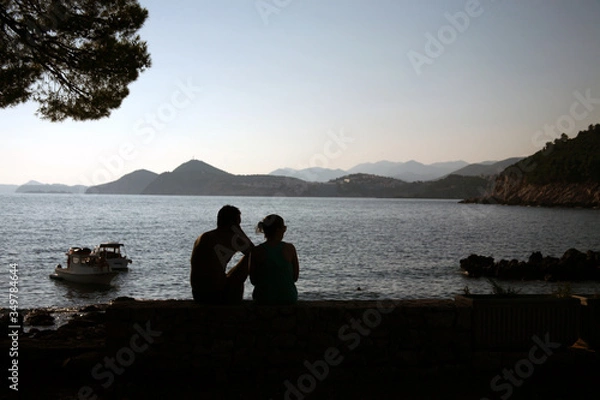 Obraz couple on the beach
