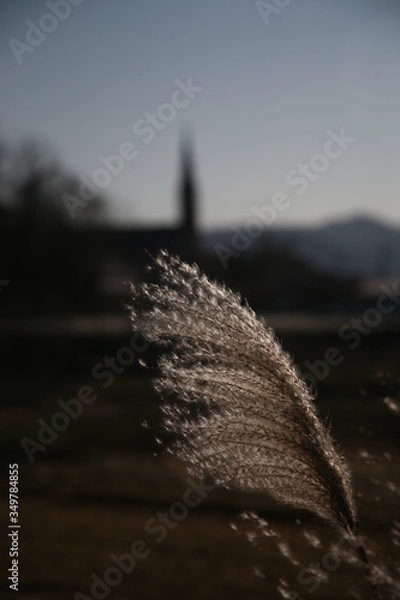 Obraz sunset in the mountains