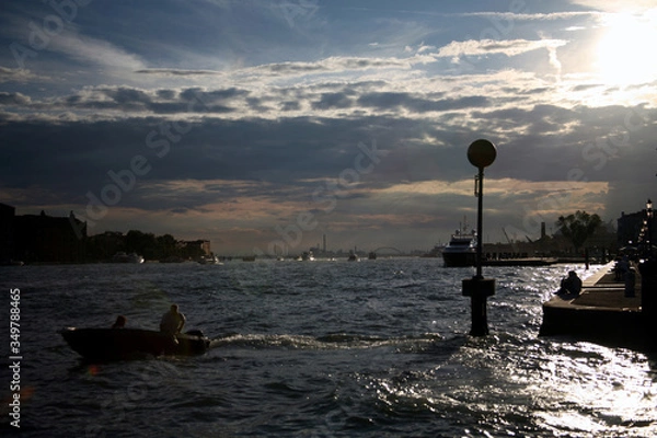 Obraz sunset in venice