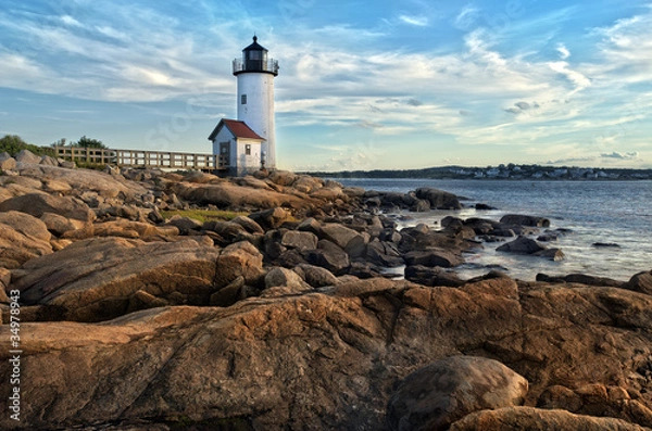 Fototapeta Annisquam lighthouse in Massachusetts