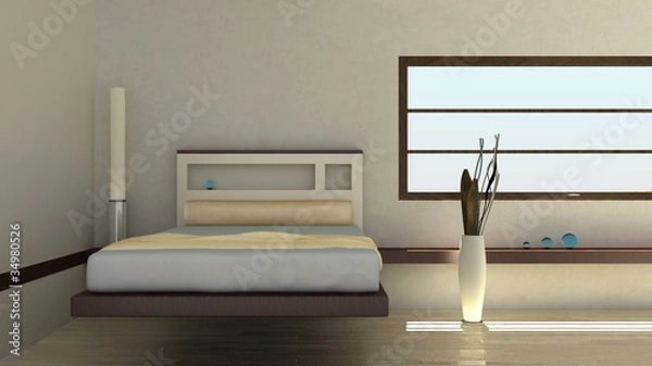 Fototapeta abstract bedroom interior