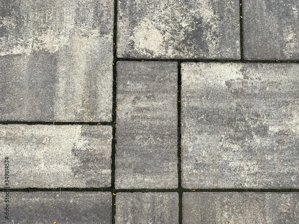 Obraz Grey, textured stone wall or floor background pattern.