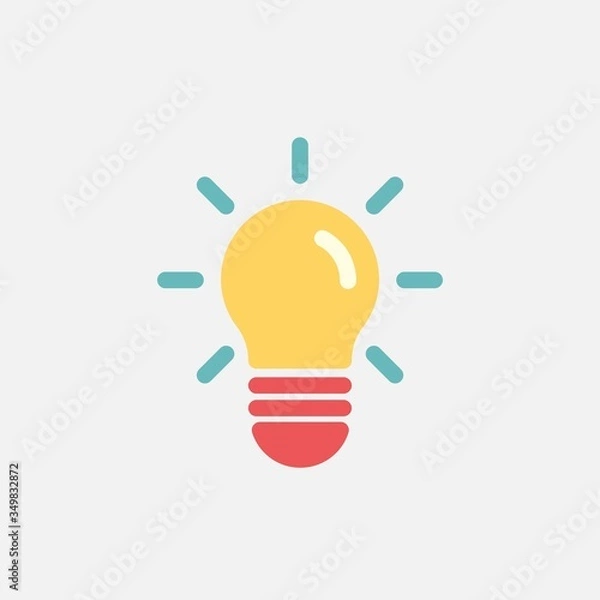 Obraz bulb icon vector illustration design