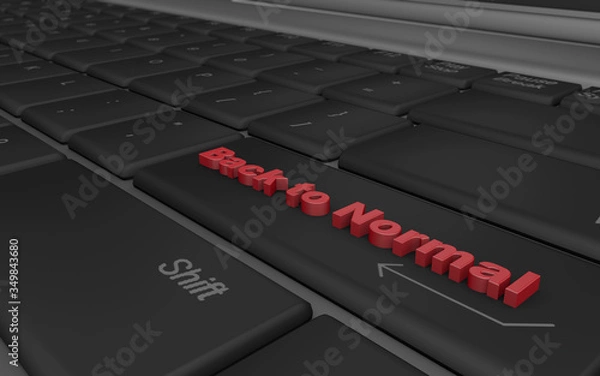 Obraz going back to normal 3d rendering