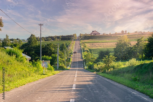 Fototapeta ジェットコースターの道（急な下り坂）