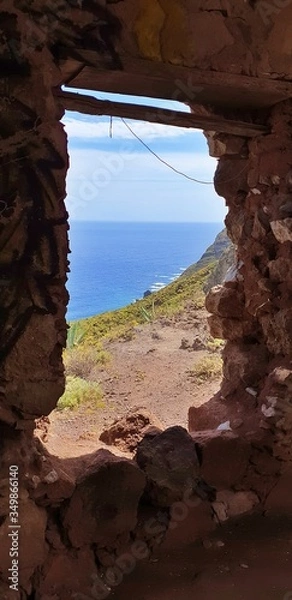Fototapeta Window in ruin