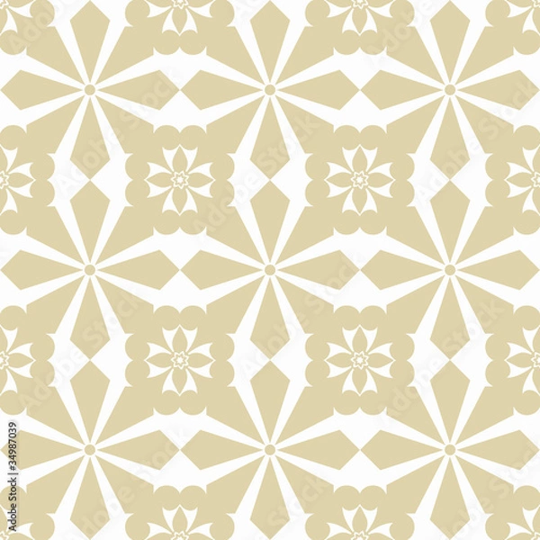 Fototapeta Seamless floral pattern