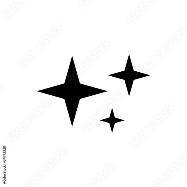Obraz Sparkle Icon Design Vector Template