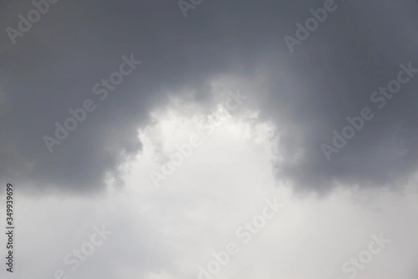 Fototapeta Beautiful storm clouds. Rain clouds	