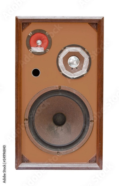 Obraz old speaker isolated