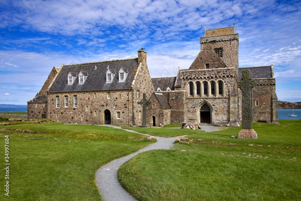 Obraz Iona Abbey, Inner Hebrides, Scotland