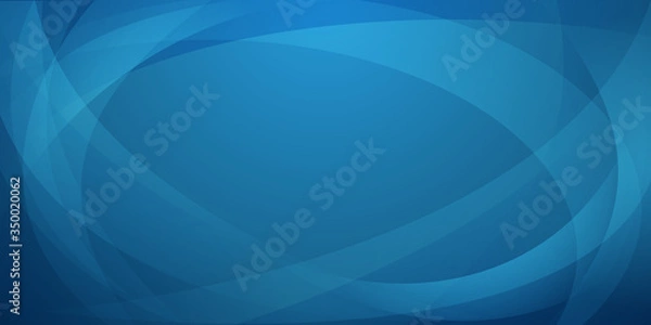 Fototapeta Abstract background made of curved lines in light blue colors