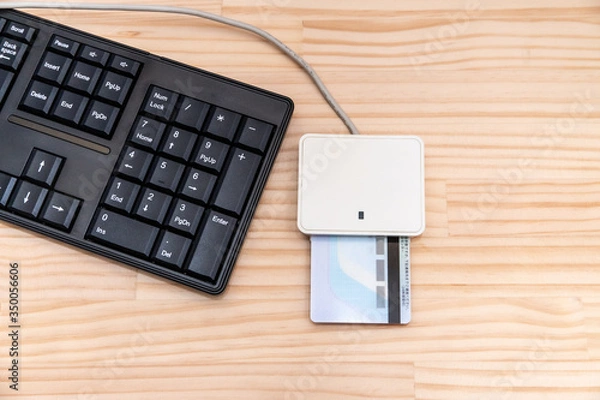 Fototapeta ICカードリーダー