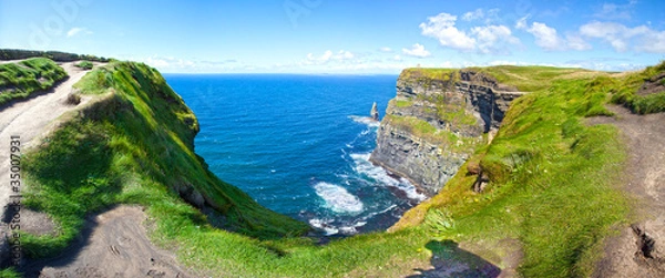 Obraz Cliffs Of Moher w słoneczny dzień