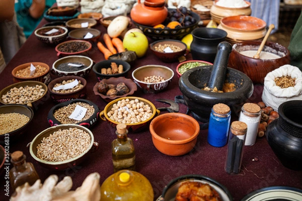 Obraz cereali e legumi