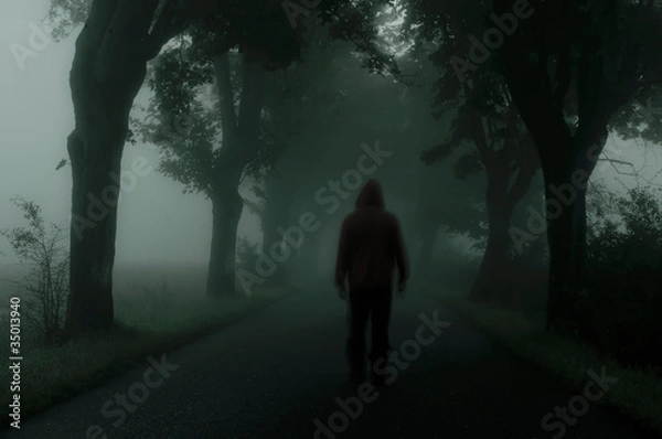 Obraz ciemna sylwetka