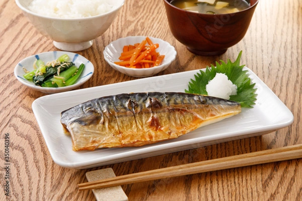 Fototapeta さばの塩焼き