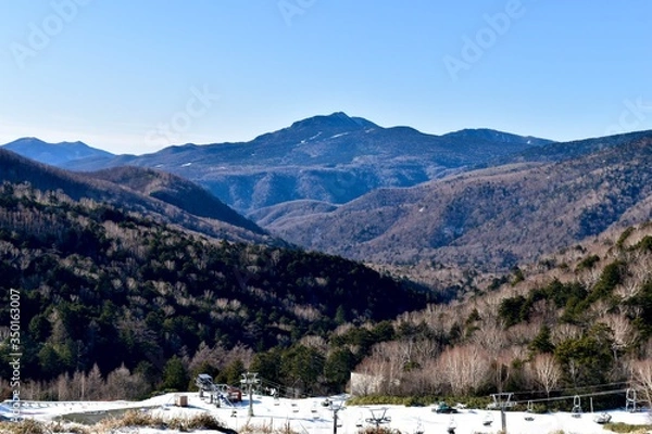 Obraz 冬の浅間山