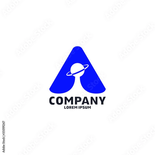 Obraz space logo design