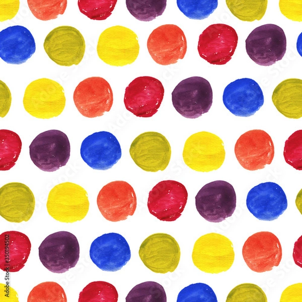 Obraz Watercolor Hand Painted pattern