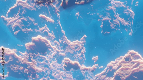 Fototapeta Nebulae 3d render