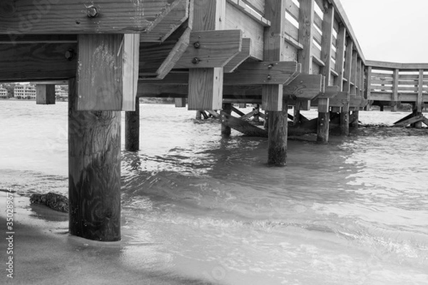 Fototapeta Under the dock