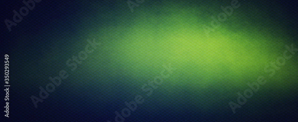 Fototapeta Solid green background with dark elegant border and rich deep colors with faint vintage texture and light center with blank space