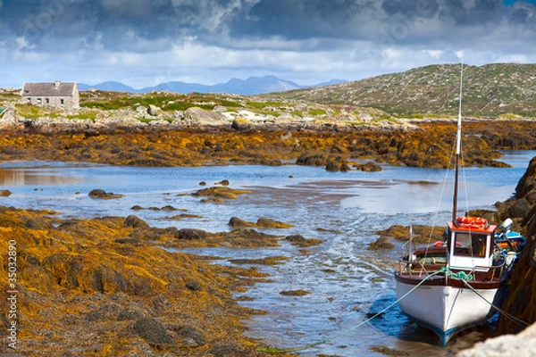 Obraz The boat and the tide