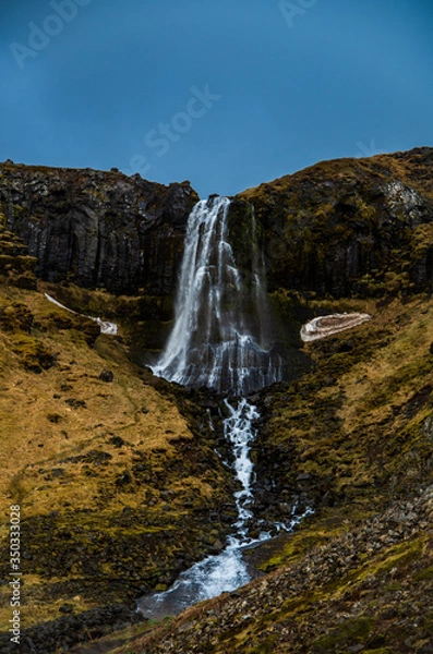 Fototapeta Bæjarfoss in Olafsvik, Iceland