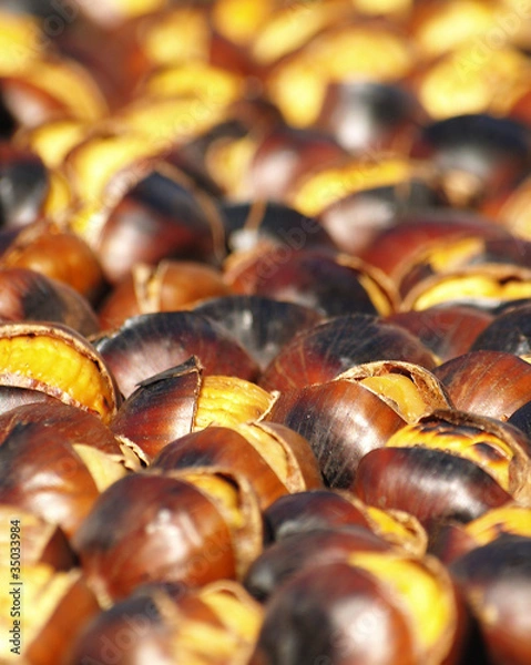 Obraz Castanhas quentinhas