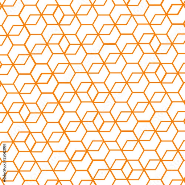 Fototapeta seamless pattern with geometric shapes