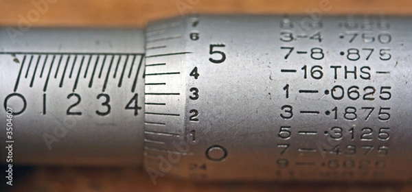 Obraz micrometer barrel