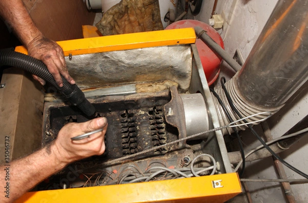 Obraz chaudière fioul, entretien