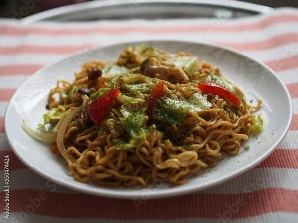 Obraz シンプルなソース焼きそば
