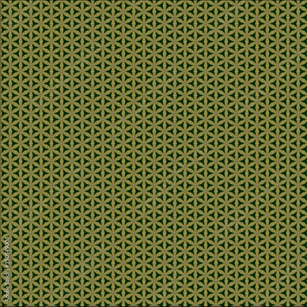 Obraz yellow and green pattern