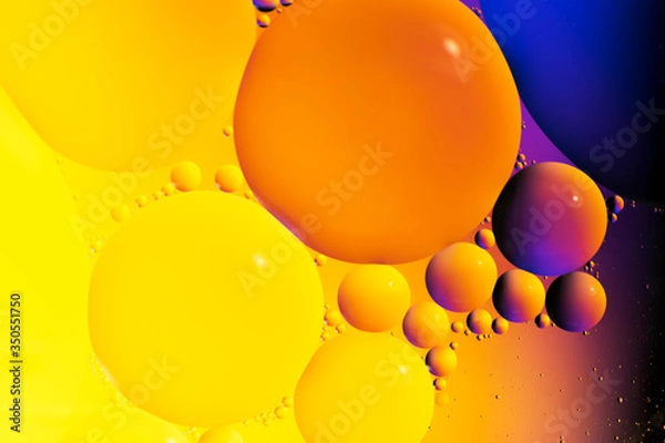 Obraz Macro shot of air or molecule