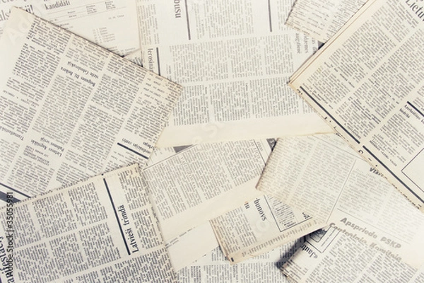 Obraz stare gazety