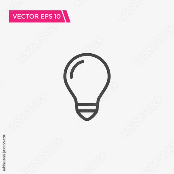 Obraz Bulb Icon Design, Vector EPS10